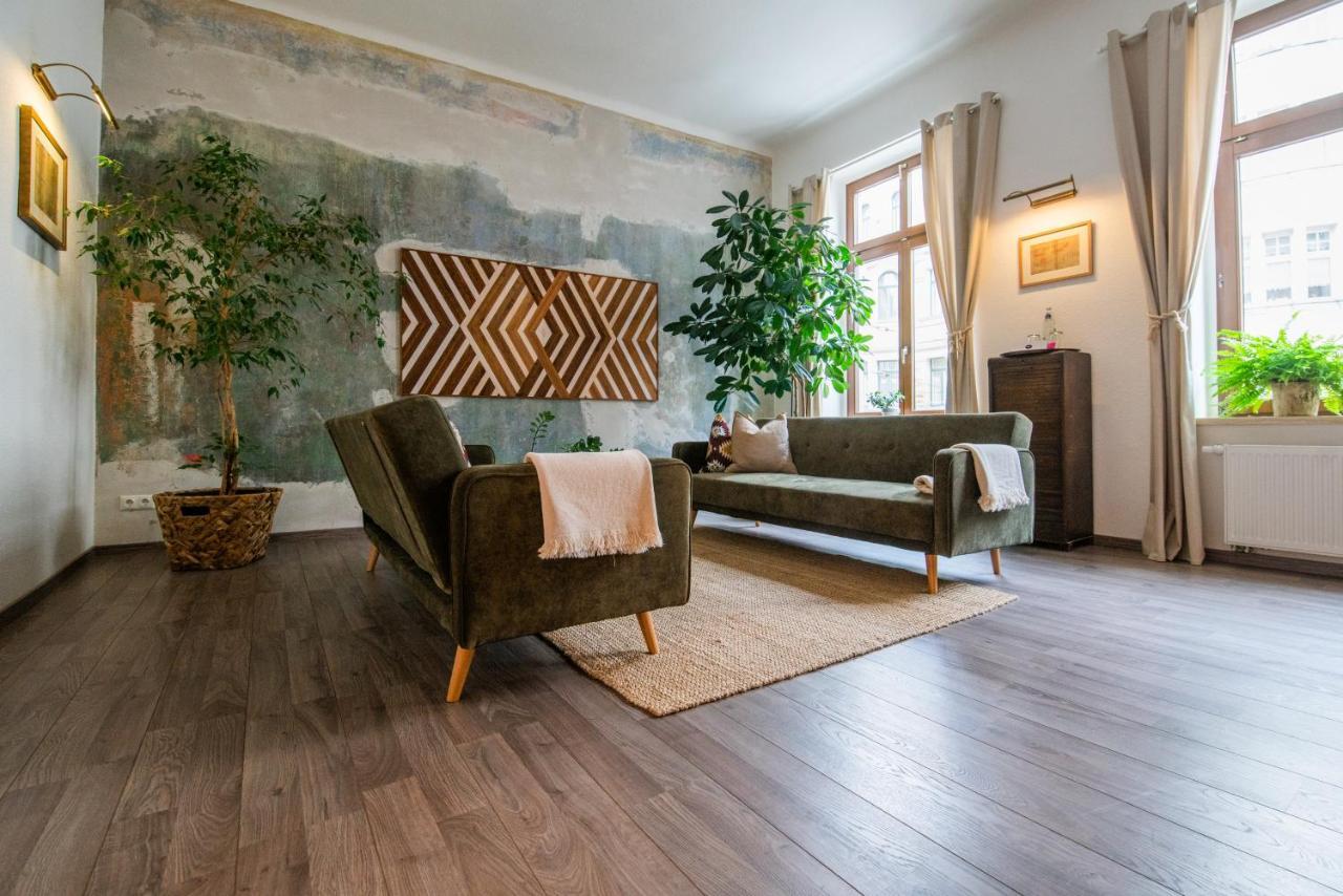Theleaf - Design Apartment & Cafe Leipzig Exteriör bild